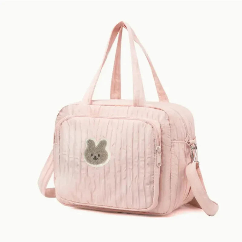 Petit sac à langer rose