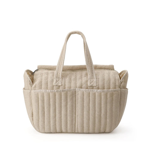 Grand sac à langer bebe de face sur fond blanc