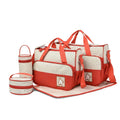 Kit sac à langer voyage rouge