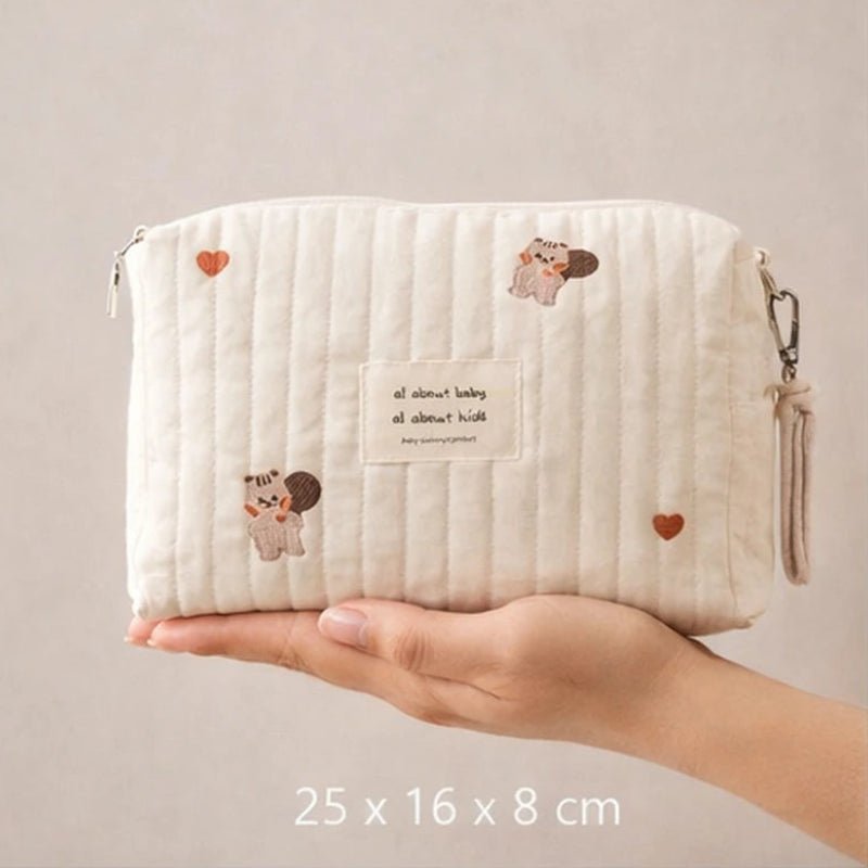 Mesure du sac à langer bébé castor