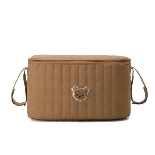 Mini sac à langer marron