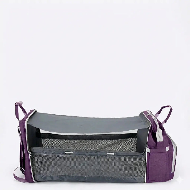 Ouverture du sac à langer 3 en 1 violet