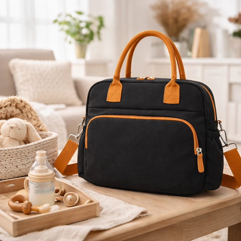 Sac à langer pratique noir