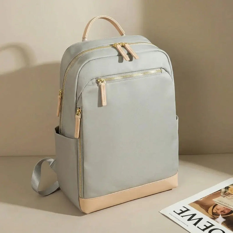 Sac à dos à langer bébé gris
