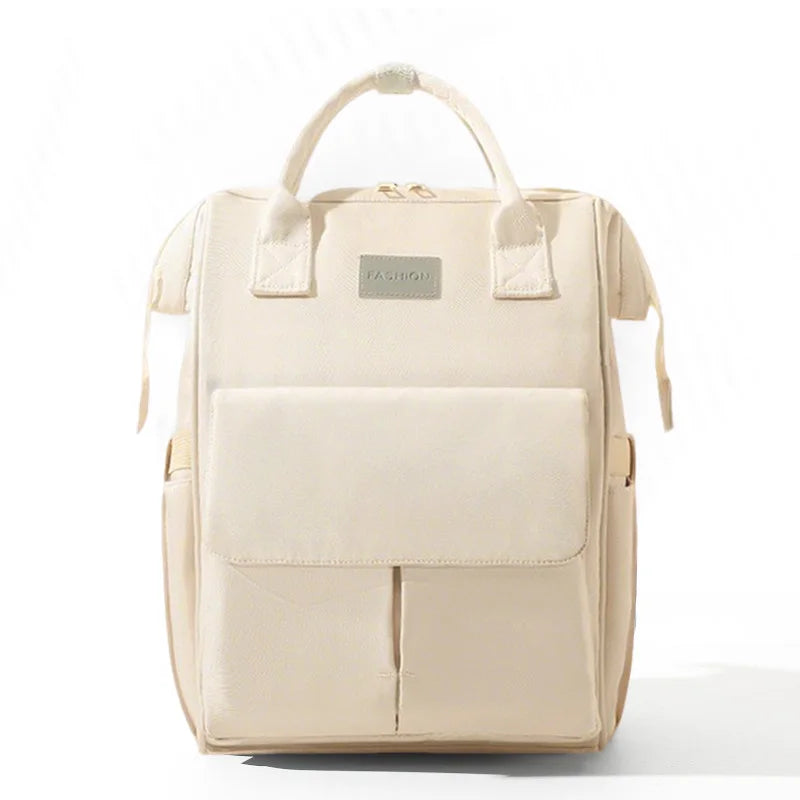 Sac à dos à langer beige