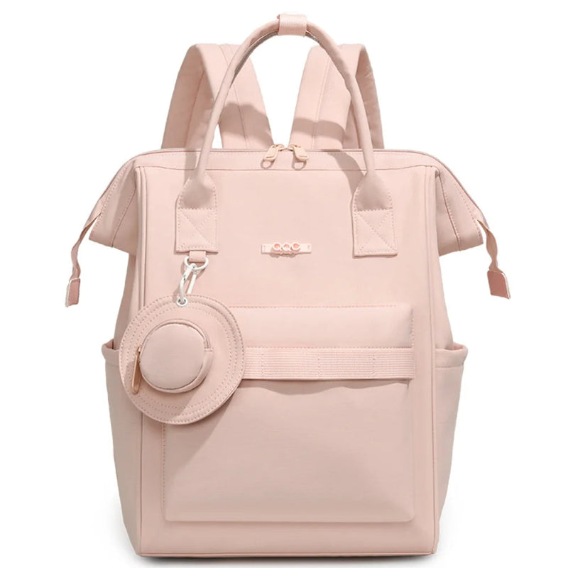 Sac à dos à langer style japonais rose