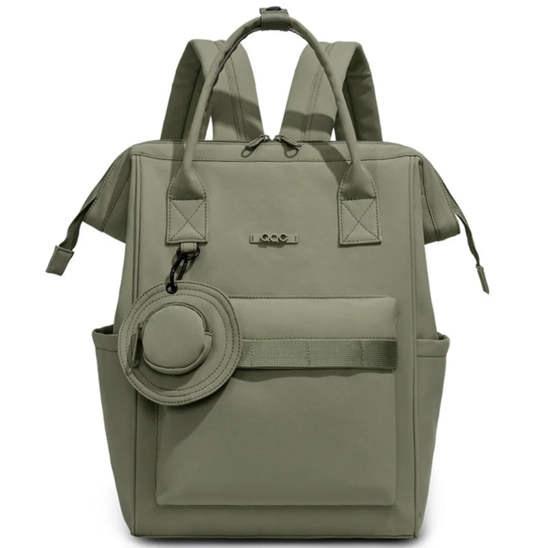 Sac à dos à langer style japonais vert