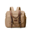 Sac à dos à langer marron