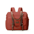 Sac à dos à langer rouge