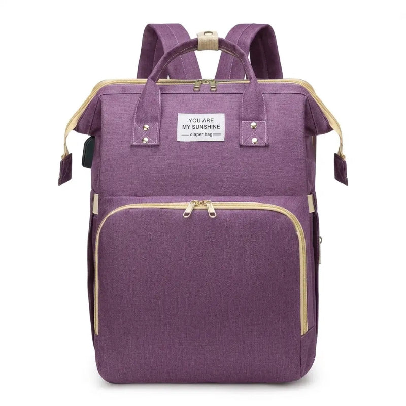 Sac à langer 3 en 1 violet