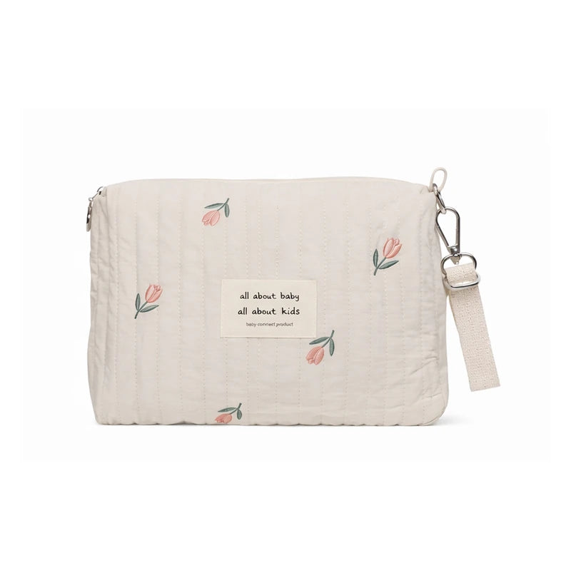 Sac à langer bébé fleuri