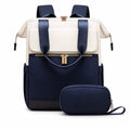 Sac à langer à dos bleu