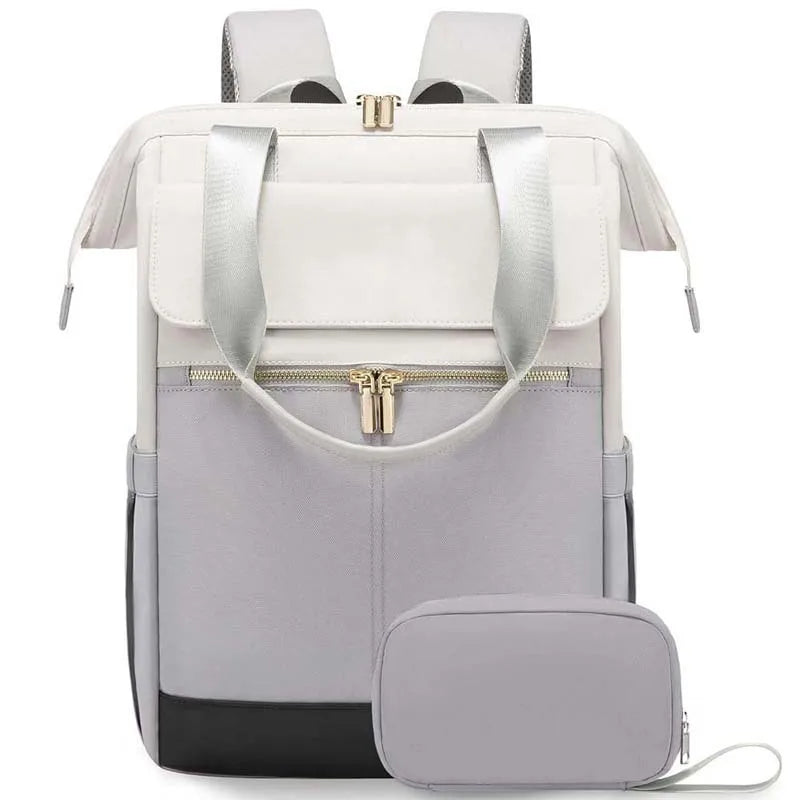 Sac à langer à dos gris