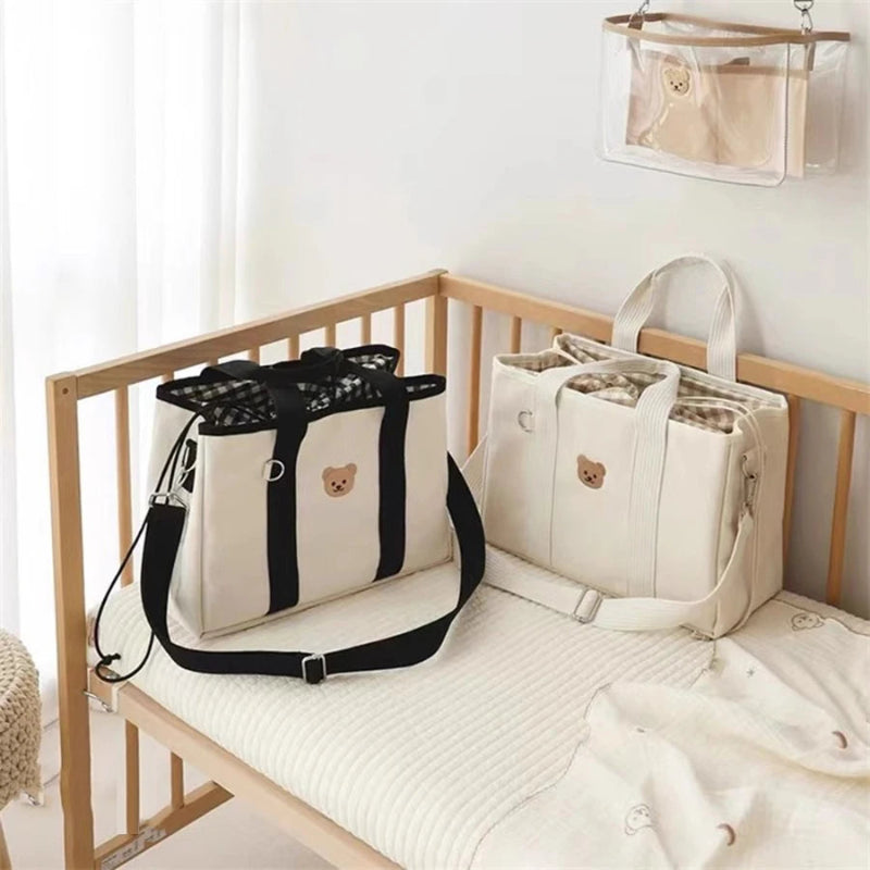 Sac a langer imperméable noir