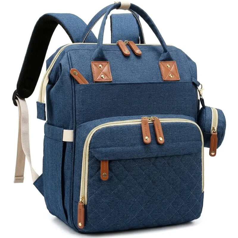 Sac à langer avec lit bleu