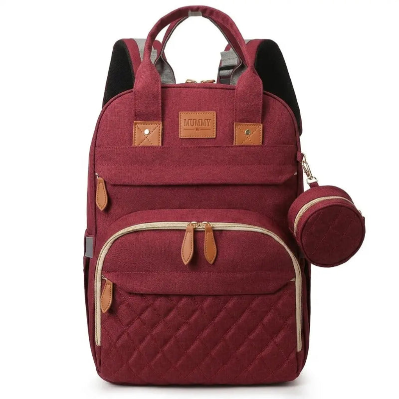 Sac à langer lit rouge
