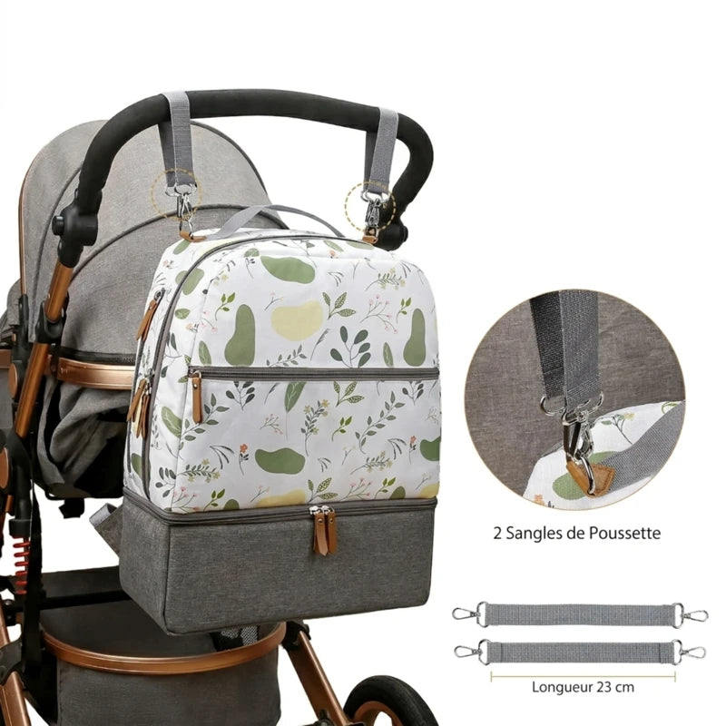 Sangles de poussette du petit sac à dos à langer