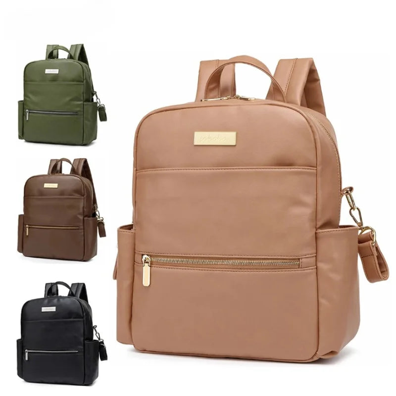 Sac à dos à langer imperméable de face