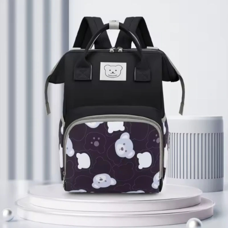 Sac à dos oursons noir sur podium