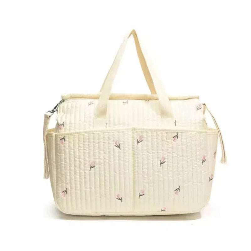 Sac à langer pour maman fleurs d'olivier